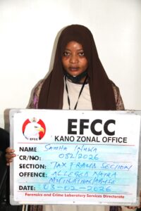Naira abuse: EFCC detains Kannywood Star Samha Inuwa in Kano